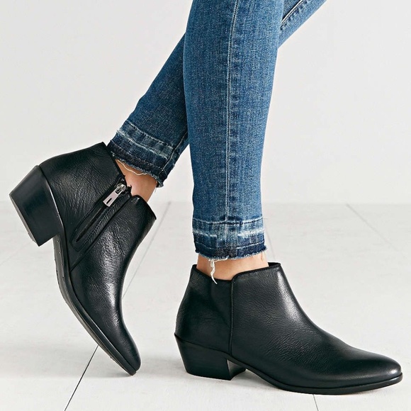 Sam Edelman Shoes - Sam Edelman Black Leather Booties